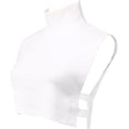 thumbnail image 1 of Zhengup 2 Pieces Fake Turtleneck Dickey Collar Half Top Mock Blouse Neck Warm Faux Detachable Collar for Women, 1 of 2