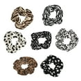 thumbnail image 1 of Zhengup 7-Piece Leopard Cow Print Elastic Hair Ties, Animal Style Multicolor Scrunchies Girls Hair Bands, Ponytail Holder No Damage Hair Tie Fashion Rubber Bands Hair Accessories, 1 of 7