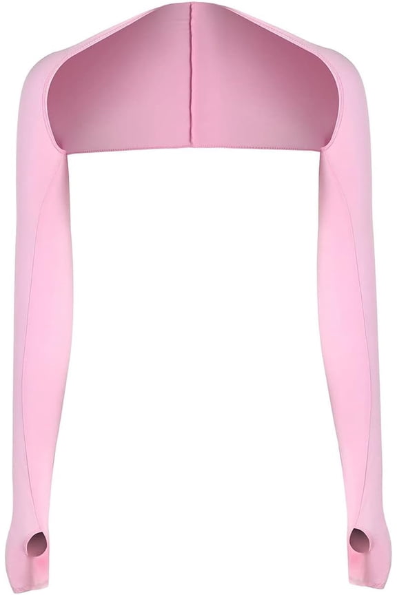 Anti-UV Cooling Shawl Arm Sleeves Sun Protection Sleeve Shawl Cooler Shrug with Finger Hole for Golf Outdoor Sports