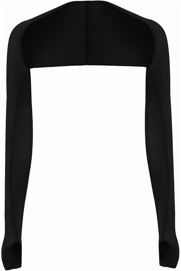 Anti-UV Cooling Shawl Arm Sleeves Sun Protection Sleeve Shawl Cooler Shrug with Finger Hole for Golf Outdoor Sports