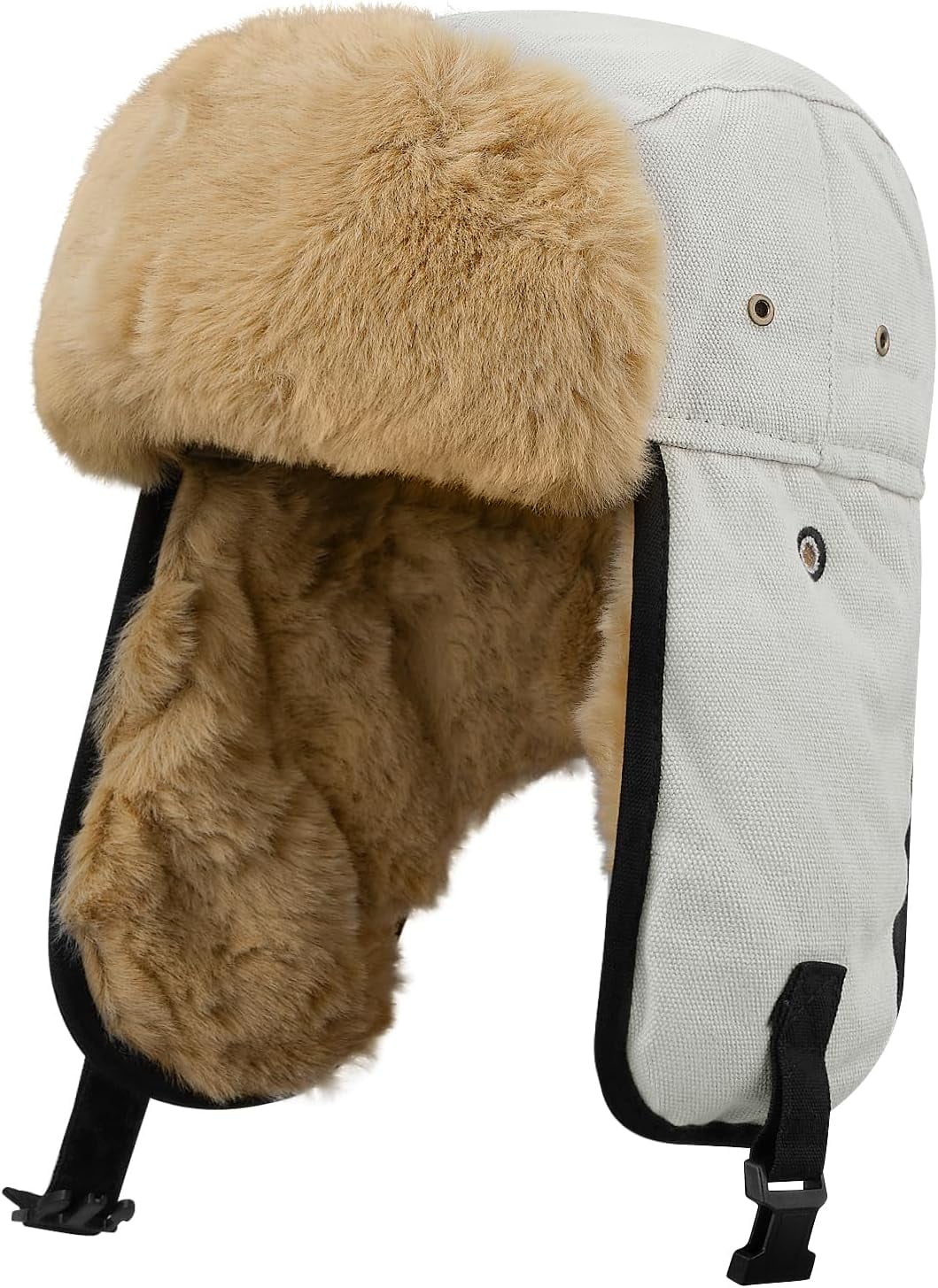 Zhengup Aviator Trooper Hat Winter Cozy Plush Ushanka Russian Hats Windproof Earflap Eskimo Hat Warm Cold Proof Skiing Hats