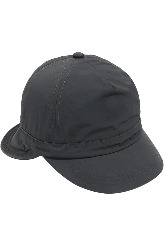 Baseball Cap Style Fishing Safari Cap for Outdoor Hiking Camping Sun Protection Short Brim Sun Hat with Neck Flap