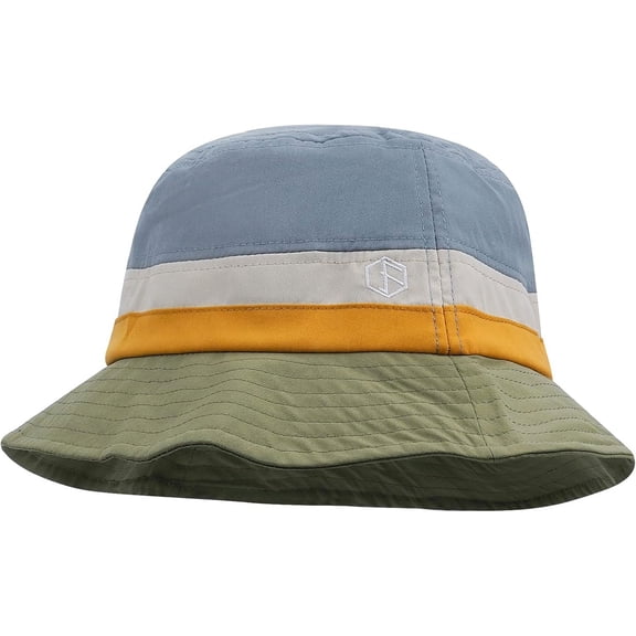 Zhengup Bucket Hat Cotton Safari Sun Hat for Women Men Summer Beach Cap Sports Packable Travel Hats Hiphop Dancing Hats