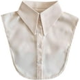 thumbnail image 1 of Zhengup Chiffon Detachable Fake Collar,Half Shirt Blouse Dickey Collar Faux False Collar Elegant for Women Girls, 1 of 3