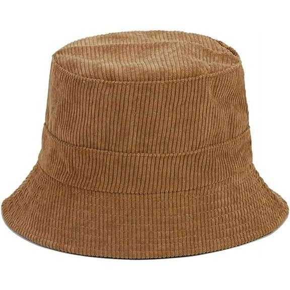 Zhengup Corduroy Bucket Hats Unisex Reversible Travel Daily Cap for Men Women Teens