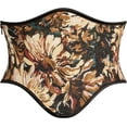 thumbnail image 1 of Zhengup Corset Belt for Women Floral Lace Up Boned Underbust Corset Waist Belts, 1 of 6