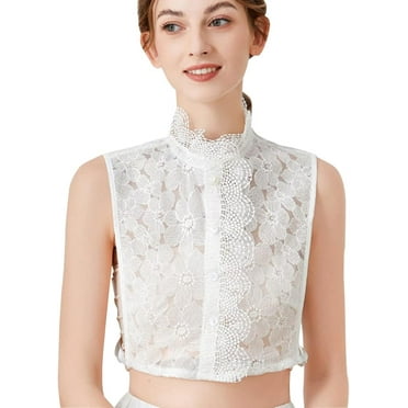 Zhengup Dickey Collar Detachable Half Collar Shirt for Women and Girls