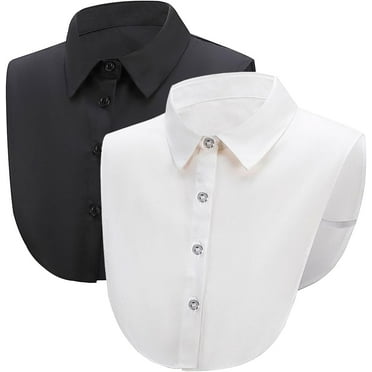 Zhengup Dickey Fake Collar Shirts Blouse Half Shirt Collar for Women & Girls Versatile Accessory