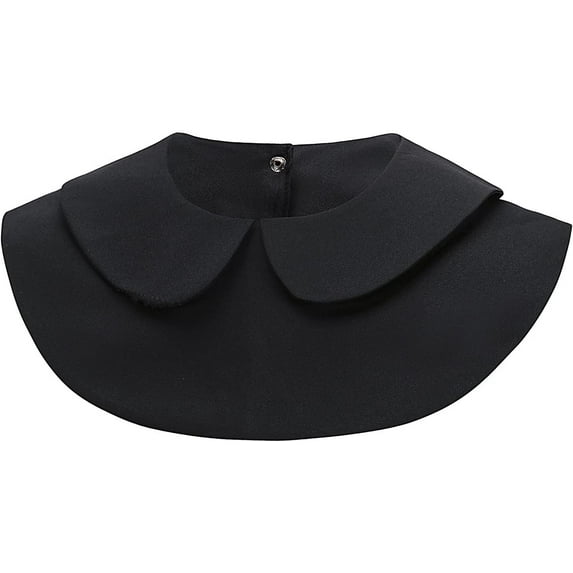 Zhengup Fake Collar Detachable Dickey Collar Blouse Half Shirts Peter Pan Doll Collar Faux False Collar for Women Girls