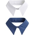 thumbnail image 1 of Zhengup Fake Collar Detachable Dickey Collar Blouse Half Shirts Peter Pan Lapel Shirt Collar Faux False Collar for Women Girls, 1 of 7