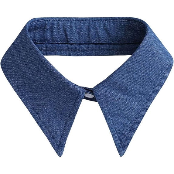 Zhengup Fake Collar Detachable Dickey Collar Blouse Half Shirts Peter Pan Lapel Shirt Collar Faux False Collar for Women Girls