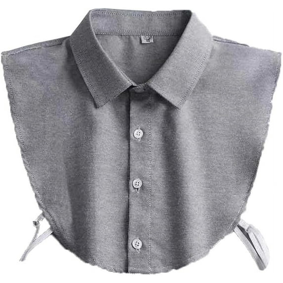 Zhengup Fake Collar Shirt Detachable Collar Half Shirt Blouse Dickey Collar for Men Women