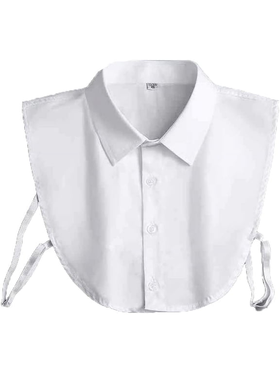 Fake Collar Shirt Detachable Collar Half Shirt Blouse Dickey Collar for Men Women
