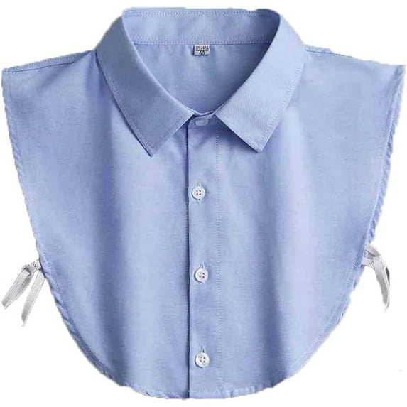 Zhengup Fake Collar Shirt Detachable Collar Half Shirt Blouse Dickey Collar for Men Women
