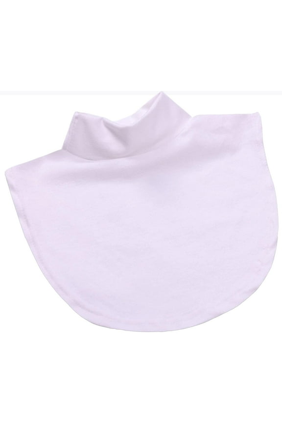 Fake Turtleneck Dickey Detachable Collars Wear Outer or in Sweater Hoodie Medium Neck Mock Collar for Women Gils White