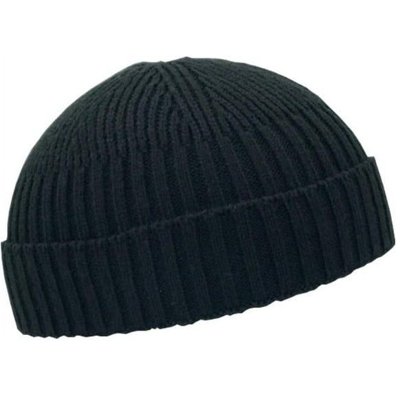 Zhengup Fashion Fall Winter Knitted Hat Skull Cap Sailor Cap Cuff Beanie Vintage for Men Women