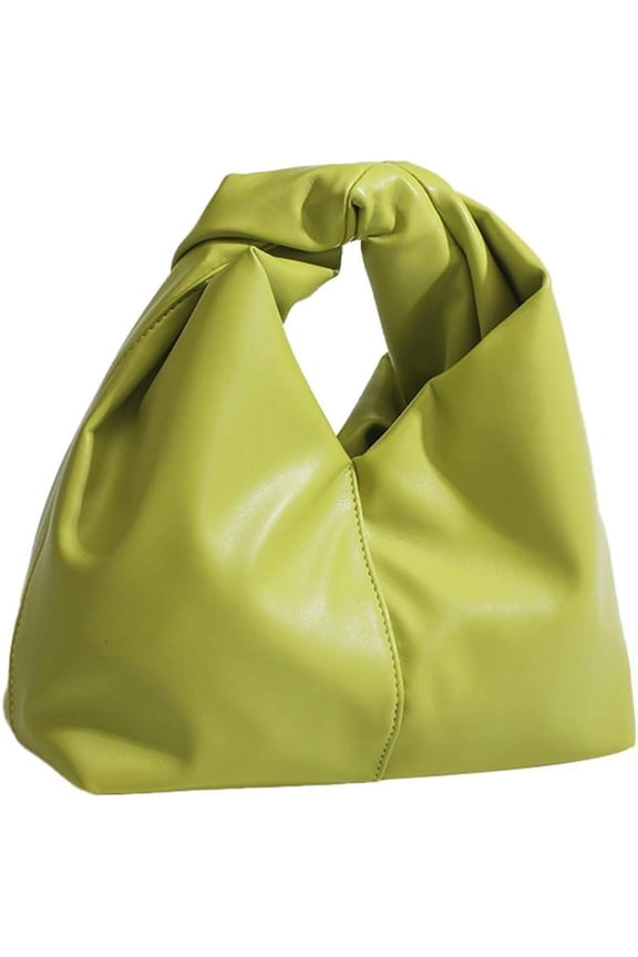 Fashion Vegan Leather Handbags for Women Cloud Clutch Bags Y2k Dumpling Purse Small Tote Bag Satchel