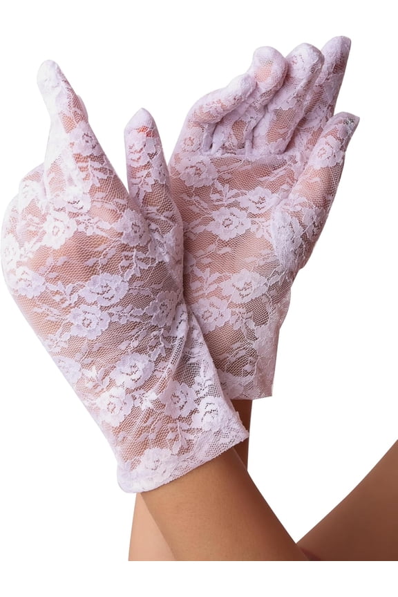 Flower Lace Gloves, Goth Gothic Accessories, Y2k Lolita Accessories, Vintage Accessories, Costume Accessories