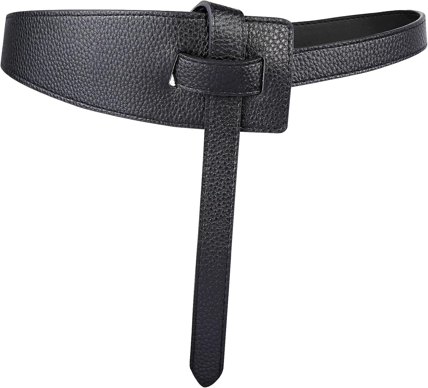Vintage irregular waist belt Women Fashion Knot Belt for Dress Jeans Leather Tie Waist  main image 4