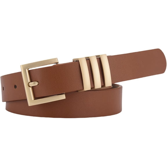 Zhengup Gothic belt for men and women, fashionable retro PU leather belt, women's jeans,Y2K casual belt