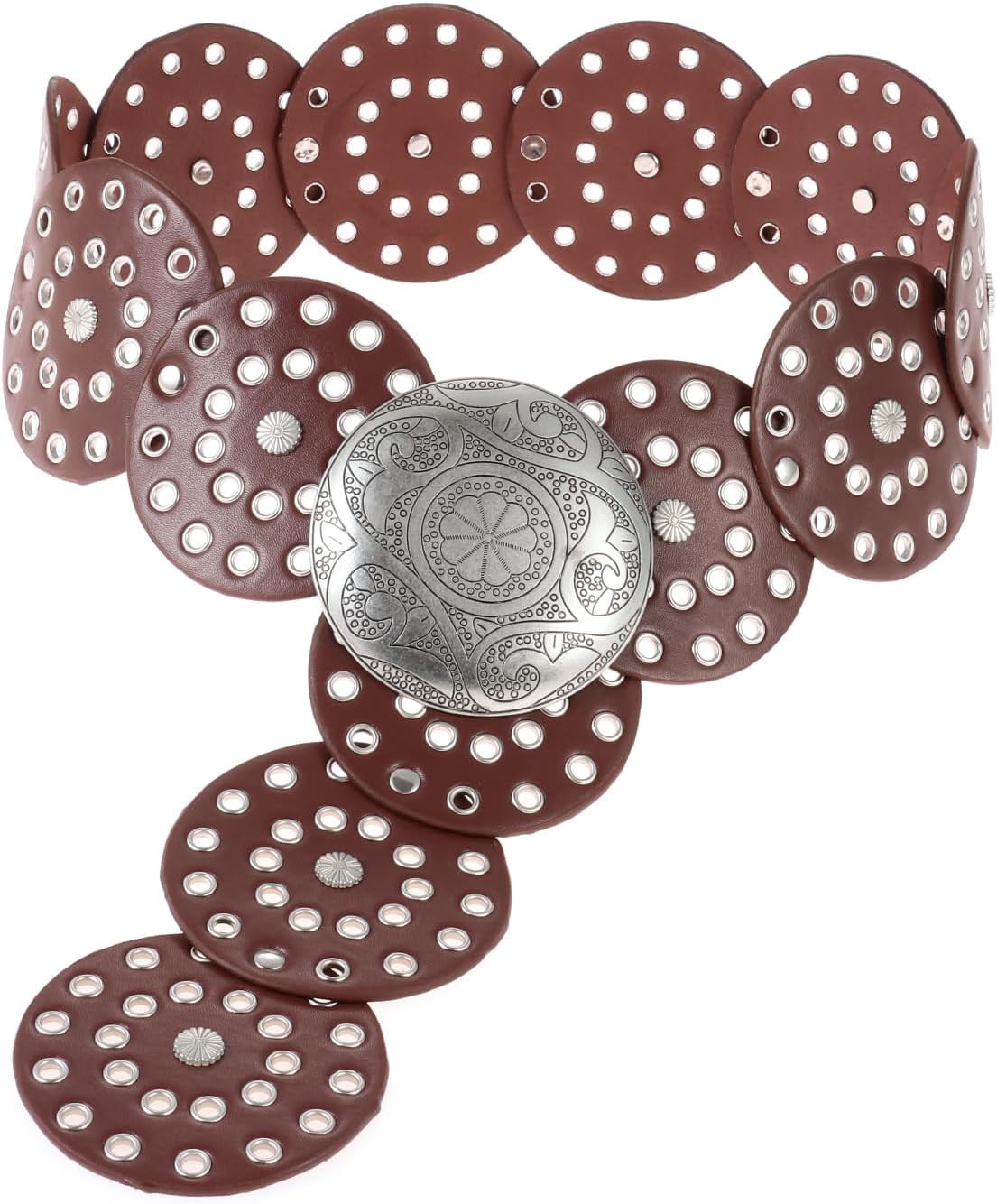 Wide Western Disc Belt with Grommets
