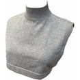 thumbnail image 1 of Zhengup Knitted Hoodie Dicky Collar Fake Turtleneck Dickey Collar Detachable Half Top Mock Blouse Collar, 1 of 3