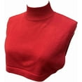 thumbnail image 1 of Zhengup Knitted Hoodie Dicky Collar Fake Turtleneck Dickey Collar Detachable Half Top Mock Blouse Collar, 1 of 2