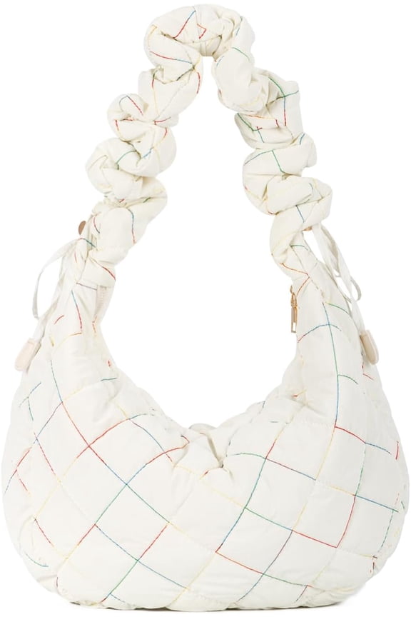 Large Puffer Tote Bag for Women Hobo Quilted Crossbody Bag Nylon Puffy Shoulder Handbag Bubble bag