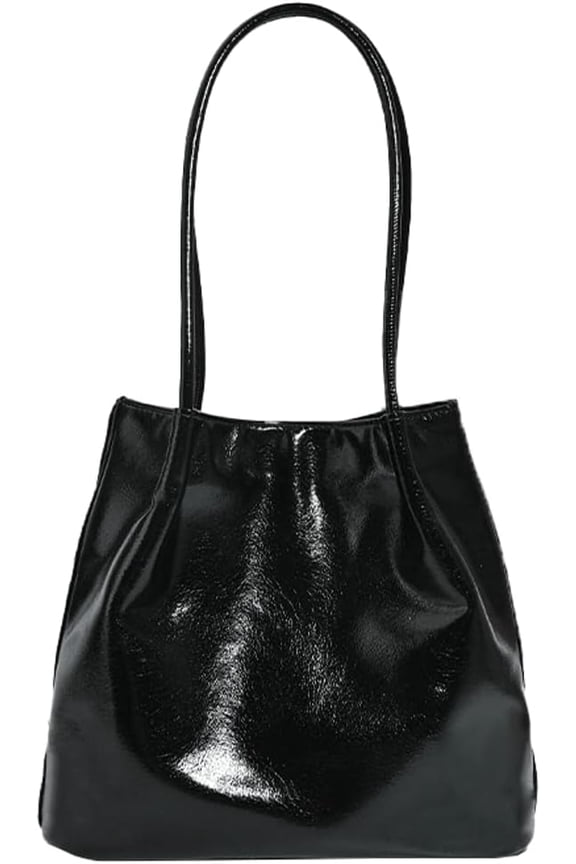 Leather Small Tote Bags for Women Soft Handle Bag Purses PU Casual Handbag Work Office Spring Fall Winter Work Travel