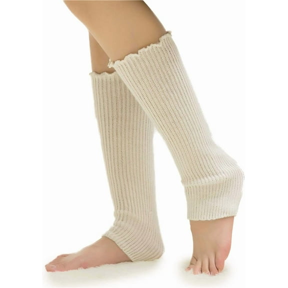 Zhengup Leg Warmers for Women 80s Leg Warmer for Party Knitted Fall Winter Sports Socks