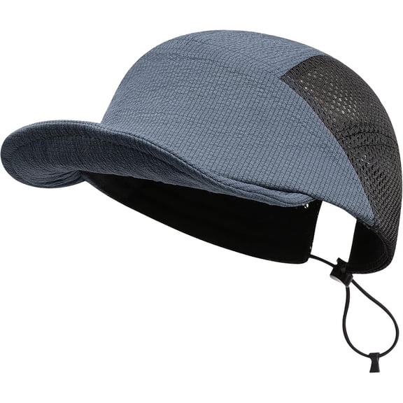 Zhengup Men Quick Dry Baseball Cap 5 Panel Hat Lightweight Trucker Mesh Hats Workout Dad Hat Running Outdoor Sports Cap