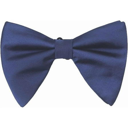 Zhengup Men's Pre-Tied Bow Ties Oversized Satin Bow Tie Solid Formal Tuxedo Bowtie Necktie Adjustable Bowties for Wedding Party