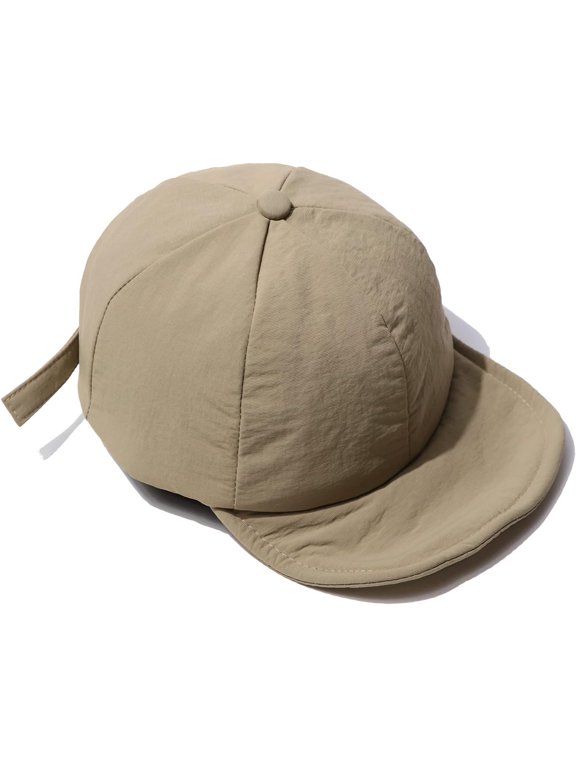 Mens Baseball Cap Unconstructed Winter Hat Low Profile Cotton Dad Hat Snapback Trucker Cap Outdoor Ski Visor Hats