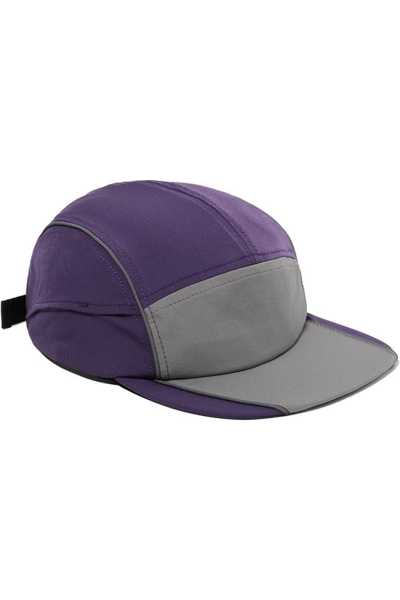 Quick Dry Baseball Cap Flat Brim Hats for Men Women Soft Brim Trucker Hat Lightweight Dad Hat Sun Caps Camper Cap