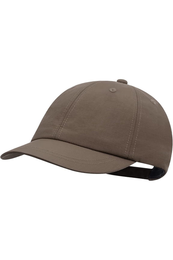 Quick Dry Short Brim Baseball Cap Lightweight Sports Dad Hat for Men Women Sun Hats Waterproof Short Bill Cadet Cap