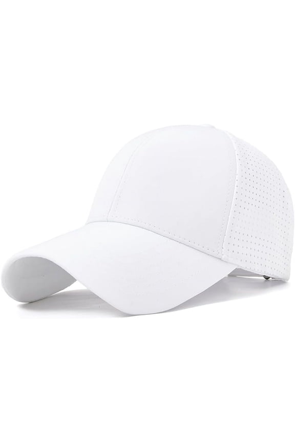 Quick Drying Baseball Cap,Men Women Curved Brim Hats,Mesh Lightweight UV Protection for Outdoor Sports