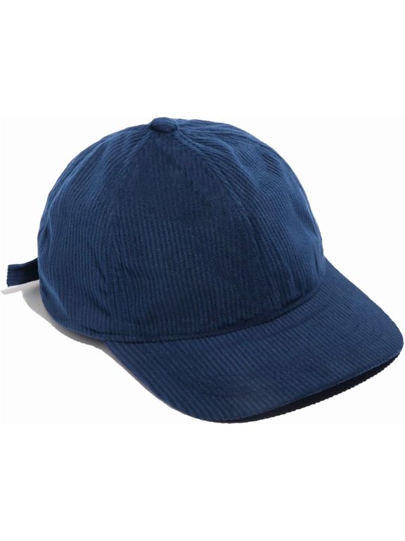Snapback Cap Flat Bill Hat Soft Corduroy Baseball Cap Casual Trucker Dad Hat Street Cap Sun Protection Outdoor Hats