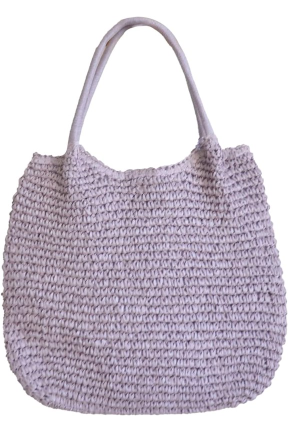 Straw Beach Bag for Women Tote Purse Shoulder Bag Everything Holiday Work Everyday Summer Outdoor Vacation