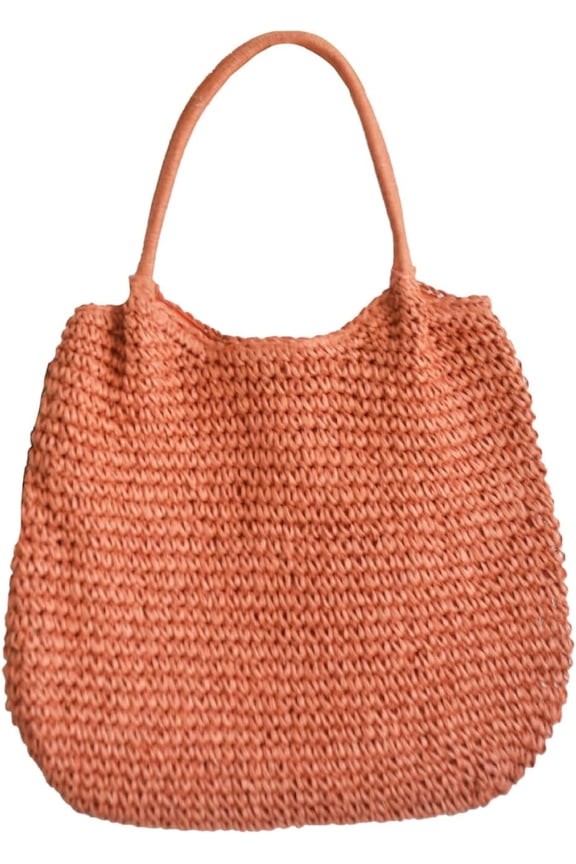 Straw Beach Bag for Women Tote Purse Shoulder Bag Everything Holiday Work Everyday Summer Outdoor Vacation