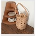 thumbnail image 1 of Zhengup Straw Woven Bag Small Fresh New Summer Hand-Held Thai Woven Bag Versatile Hollow Water Bucket Rattan Woven Bag Women's Bag, 1 of 5