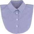 thumbnail image 1 of Zhengup Striped Detachable Fake Collar Half Shirt Blouse Dickey Collar Faux False Collar Elegant for Women Girls, 1 of 6