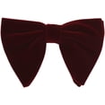 thumbnail image 1 of Zhengup Velvet Bow Ties for Men Pre-Tied Bow Tie Oversized Formal Tuxedo Bowtie Necktie Adjustable Bowties for Wedding Party, 1 of 3