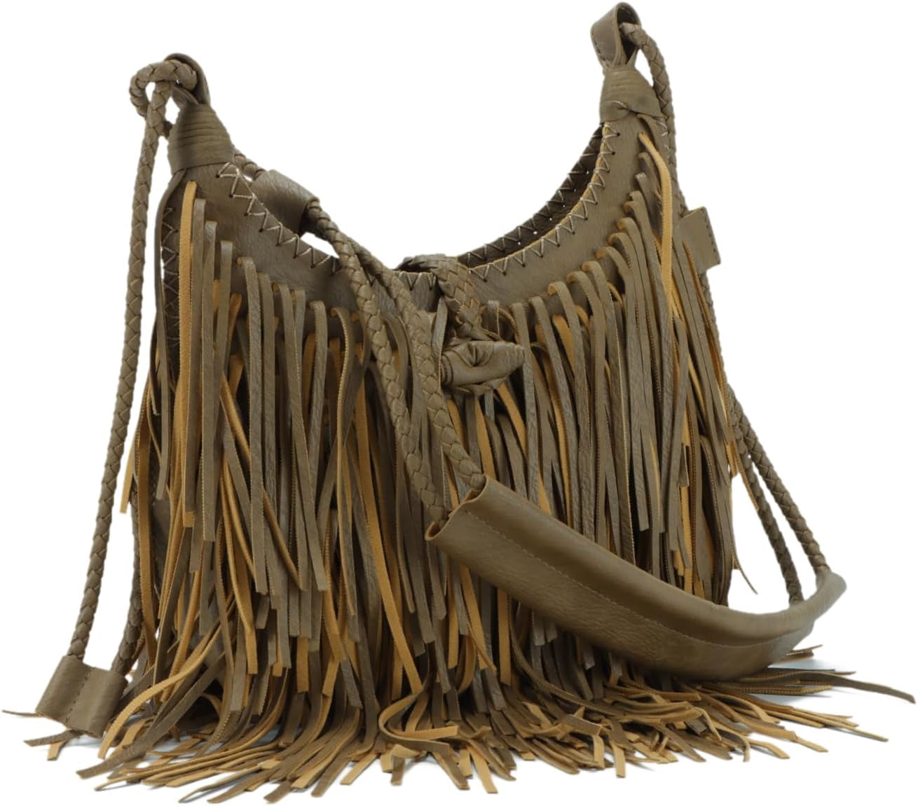 Fringe Slouch Hobo Bag main image 0