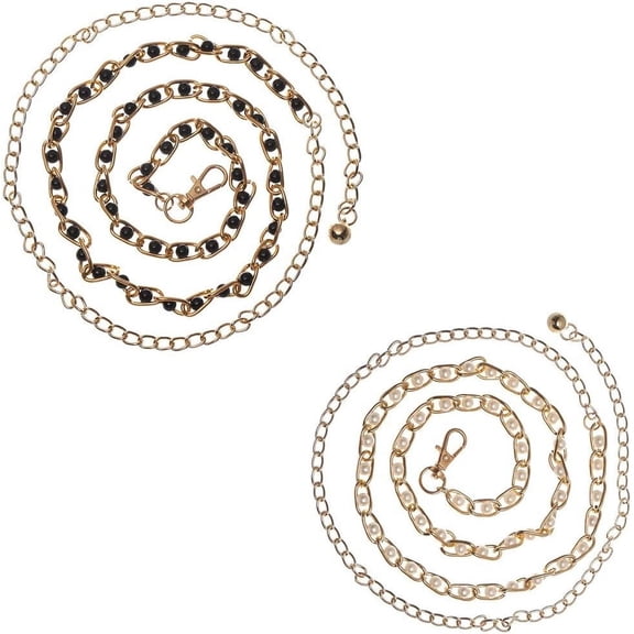 Zhengup Waist Belts Strap Dress Accessories Imitation Pearl Ladies Clothing Decorations Beads Waistband