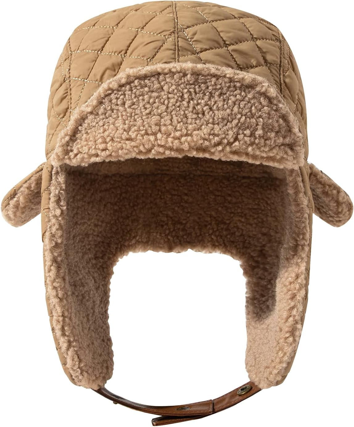 Zhengup Warm Trapper Hat Windproof Winter Russian Hats with Earflap Ushanka Hat Cold Weather Eskimo Hat Ski Snowboard Hat