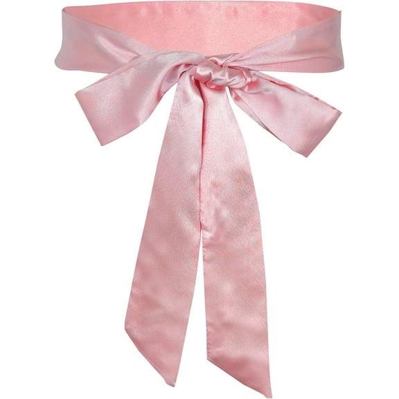 Zhengup Wedding Sash Bridal Belts Satin Waist Belt for Dress and Spacial Occasion pink