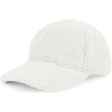 Zhengup Winter Faux Fur Fuzzy Baseball Cap Warm Shearling Fleece Lined Adjustable Ball Cap for Women Men