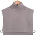 thumbnail image 1 of Zhengup Winter Knitted Turtleneck Fake Collar Unisex Half Blouse Pullover Dickey False Collar Faux Collar, 1 of 6