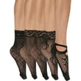 thumbnail image 1 of Zhengup Women's 5 Pairs Sheer Socks Mesh Lace Ankle Socks Casual Crew Socks, 1 of 7