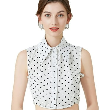 Zhengup Women’s Detachable Half Shirt Blouse Collar Dickey Collar Fake Collar False Collar